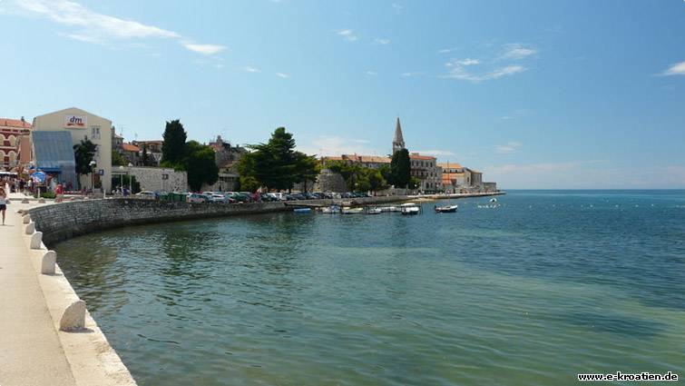 Der Hafen von Poreč