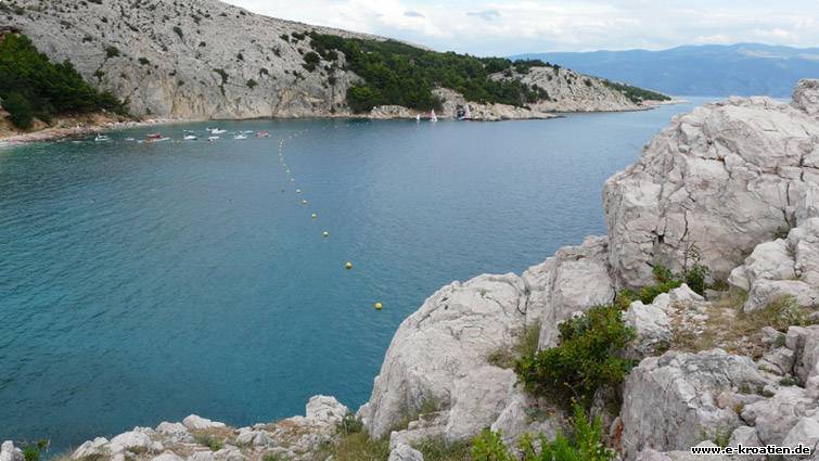 Bucht in der Stadt Baska