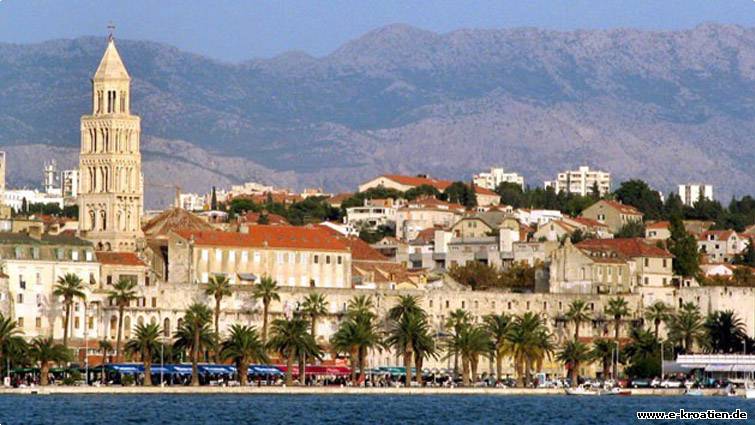 Panorama der Stadt Split