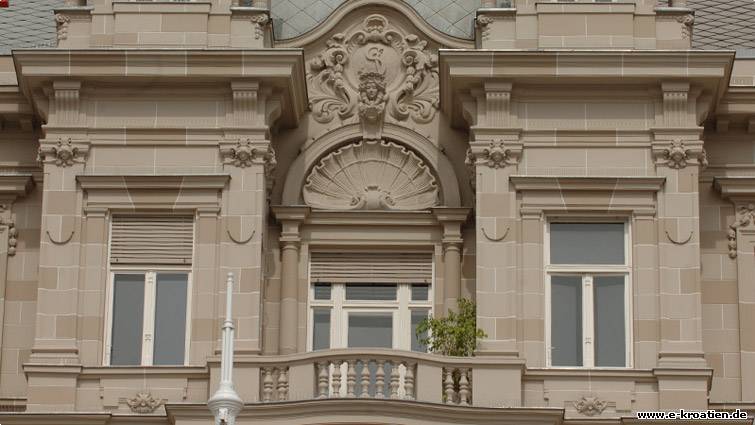 Die Architektur Zentrum von Zagreb